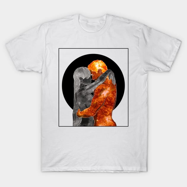 Sun and Moon T-Shirt by Empty.Illustration